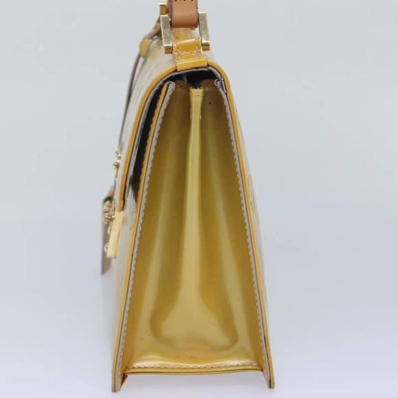 LOUIS VUITTON Monogram Vernis Spring street Hand Bag Gris M91029 LV Auth 84706 - Picture 3 of 16